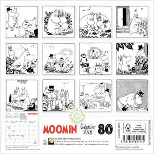 Moomin: Comic Strip Mini Wall Calendar 2025 (Art Calendar) de Flame Tree Studio