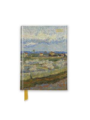 The Courtauld: Peach Trees in Blossom 2025 Luxury Pocket Diary Planner - Week to View de Flame Tree Studio