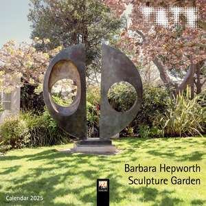 Tate: Barbara Hepworth Sculpture Garden Mini Wall Calendar 2025 (Art Calendar) de Flame Tree Studio