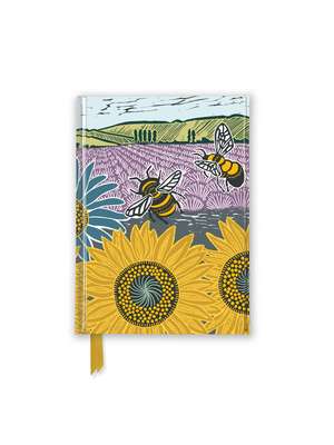 Kate Heiss: Sunflower Fields (Foiled Pocket Journal) de Flame Tree Studio