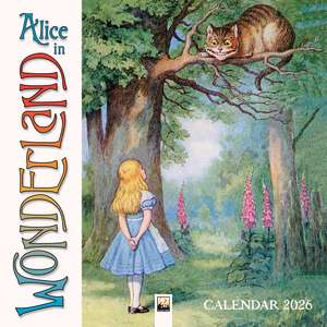 Alice's Adventures in Wonderland Wall Calendar 2026 (Art Calendar) de Flame Tree Studio