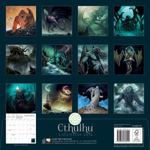 Cthulhu Wall Calendar 2026 (Art Calendar) de Flame Tree Studio