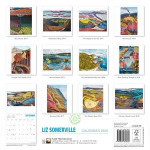 Liz Somerville Wall Calendar 2026 (Art Calendar) de Flame Tree Studio