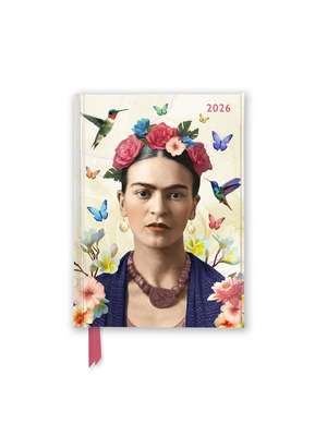 Frida Kahlo: Life of an Icon 2026 Luxury Pocket Diary Planner - Week to View de Flame Tree Studio