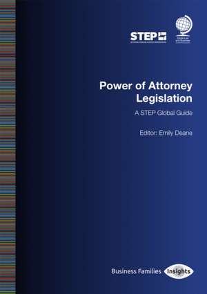 Power of Attorney Legislation de Emily Deane