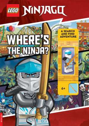 LEGO® NINJAGO®: Where’s the Ninja? A Search and Find Adventure (with Zane minifigure) de Buster Books