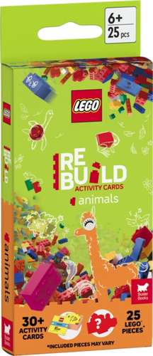 LEGO® Books: ReBuild Activity Cards: Animals (with over 30 activity cards and 25 LEGO elements) de Buster Books