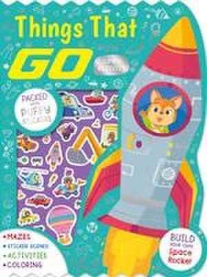 Things That Go Jumbo Activity Book: Packed with Puffy Stickers, Activities, Coloring, and More! de Igloobooks