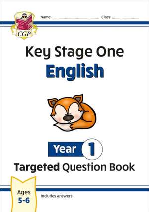 KS1 English Year 1 Targeted Question Book de CGP Books