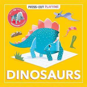 Press-Out Playtime Dinosaurs: Build 3D Models de Igloobooks