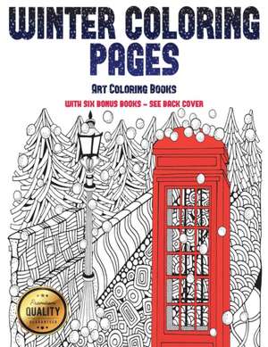 Art Coloring Books (Winter Coloring Pages) de James Manning