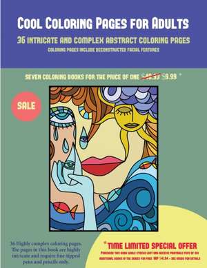 Cool Coloring Pages for Adults (36 intricate and complex abstract coloring pages) de James Manning