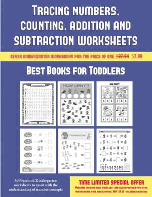 Best Books for Toddlers (Tracing numbers, counting, addition and subtraction) de James Manning