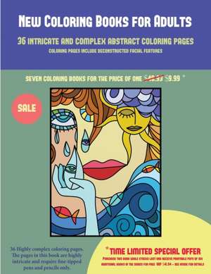 New Coloring Books for Adults (36 intricate and complex abstract coloring pages) de James Manning