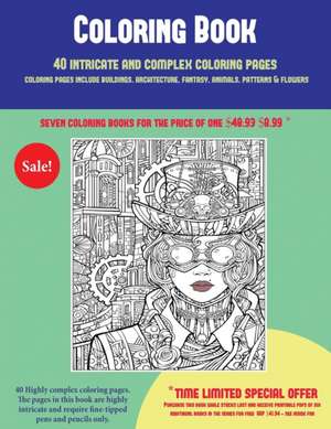 Coloring Book (40 Complex and Intricate Coloring Pages) de James Manning