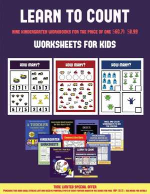 Worksheets for Kids (Learn to count for preschoolers) de James Manning