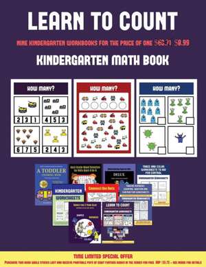 Kindergarten Math Book (Learn to count for preschoolers) de James Manning