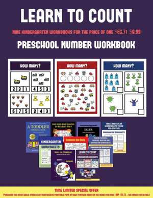 Preschool Number Workbook (Learn to count for preschoolers) de James Manning