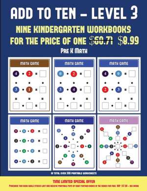 Pre K Math (Add to Ten - Level 3) de James Manning