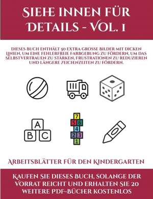 Arbeitsblätter für die Vorschulerziehung (Siehe innen für Details - Vol. 1) de Jessica Windham