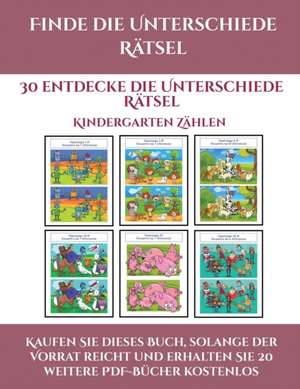 Kindergarten Zählen (Finde die Unterschiede Rätsel) de Jessica Windham