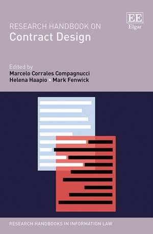 Research Handbook on Contract Design de Marcelo Corrales Compag