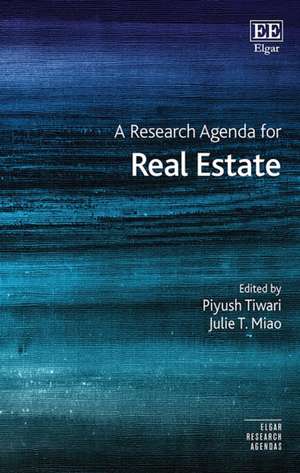 A Research Agenda for Real Estate de Piyush Tiwari