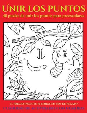 Cuaderno de actividades con números (48 puzles de unir los puntos para preescolares) de Garcia Santiago