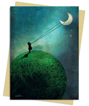 Catrin Welz-Stein: Chasing the Moon Greeting Card Pack: Pack of 6 de Flame Tree Studio