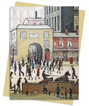 L.S. Lowry: Coming from the Mill Greeting Card Pack: Pack of 6 de Flame Tree Studio