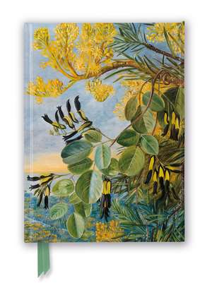 Kew: Marianne North: Flowers of the Flame-Tree and Yellow and Black Twiner, West Australia (Foiled Journal) de Flame Tree Studio