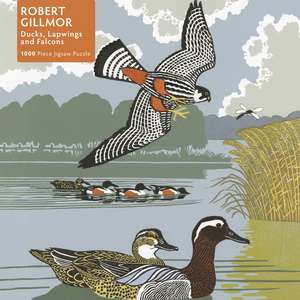 Adult Jigsaw Puzzle Robert Gillmor: Ducks, Falcons and Lapwings: 1000-Piece Jigsaw Puzzles de Flame Tree Studio