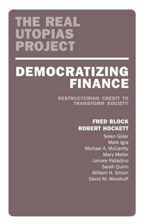 Democratizing Finance de Fred Block