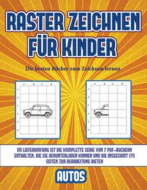 Die besten Bücher zum Zeichnen lernen (Raster zeichnen für Kinder - Autos) de James Manning