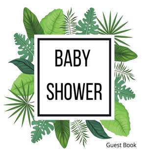 Hardback cover Baby Shower Guest Book de Lulu And Bell