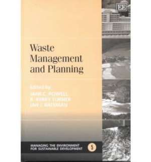 Waste Management and Planning de Jane C. Powell