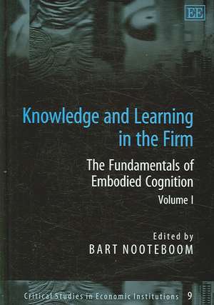 Knowledge and Learning in the Firm de Bart Nooteboom