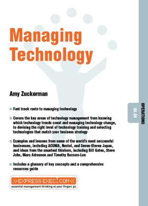 Technology Management: Operations 06.08 de Amy Zuckerman