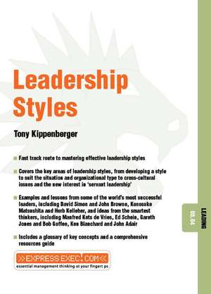 Leadership Styles – Leading 08.04 de T Kippenberger