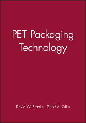 Pet Packaging Technology de David W Brooks