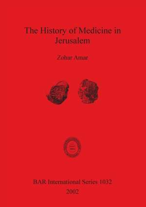 The History of Medicine in Jerusalem de Zohar Amar