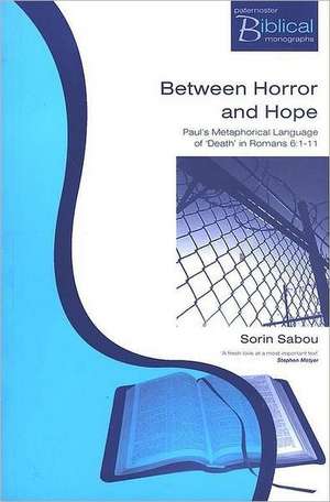 Between Horror and Hope de Sorin Sabou