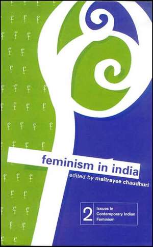 Feminism in India de Maitrayee Chaudhuri