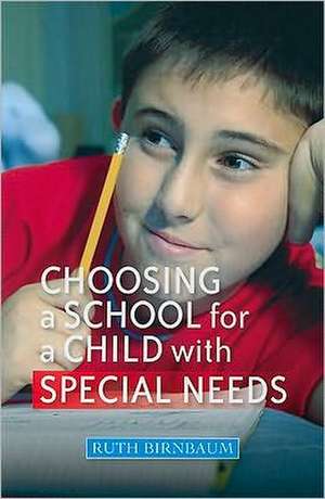 Choosing a School for a Child with Special Needs de Ruth Birnbaum