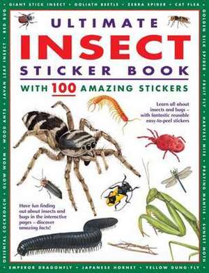 Ultimate Insect Sticker Book: With 100 Amazing Stickers de Armadillo