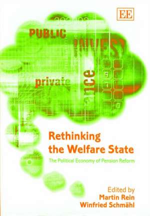 Rethinking the Welfare State – The Political Economy of Pension Reform de Martin Rein