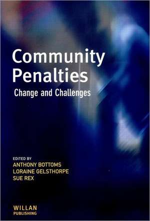 Community Penalties de Anthony Bottoms