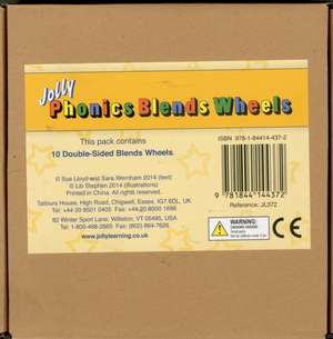 Jolly Phonics Blends Wheels de Sara Wernham