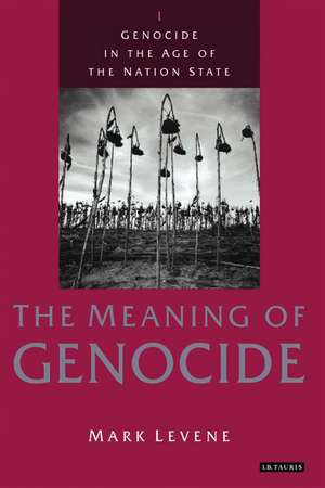 Genocide in the Age of the Nation State: Volume 1: The Meaning of Genocide de Mark Levene