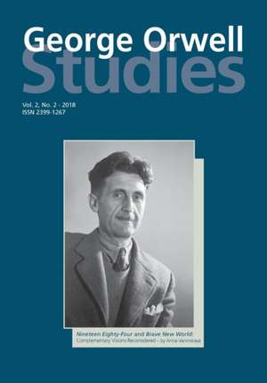 George Orwell Studies Vol.2 No.2 de Richard Lance Keeble